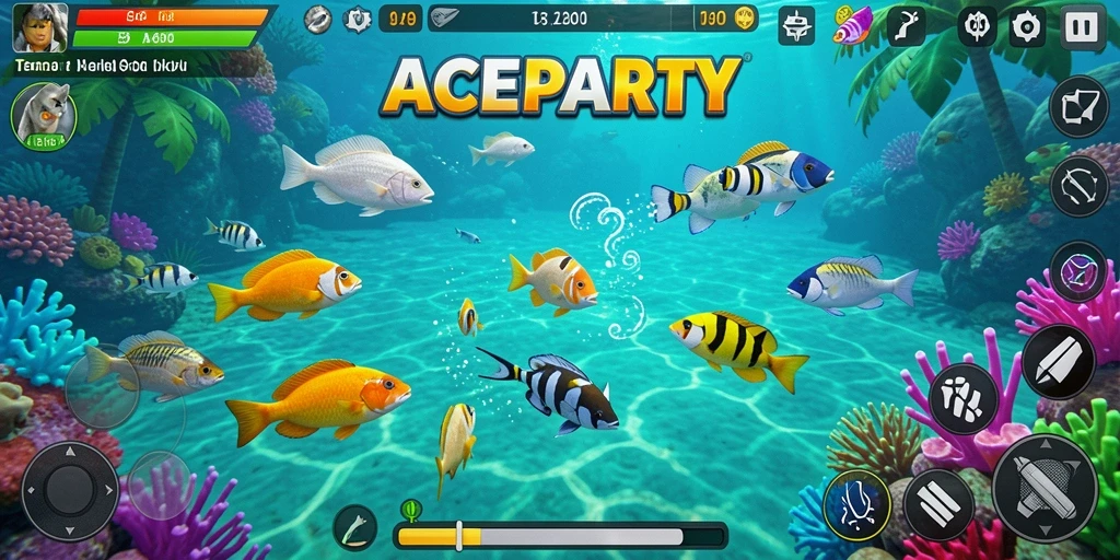 Gambaran gameplay seru Tembak Ikan di ACEPARTY.
