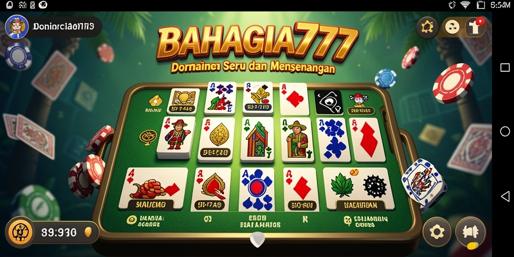 Gameplay seru BAHAGIA777 dengan Domino yang menarik.