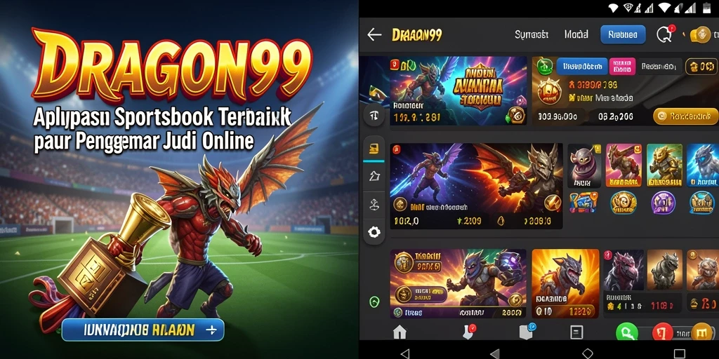 Screenshot tampilan gameplay DRAGON99 dalam taruhan sportsbook.