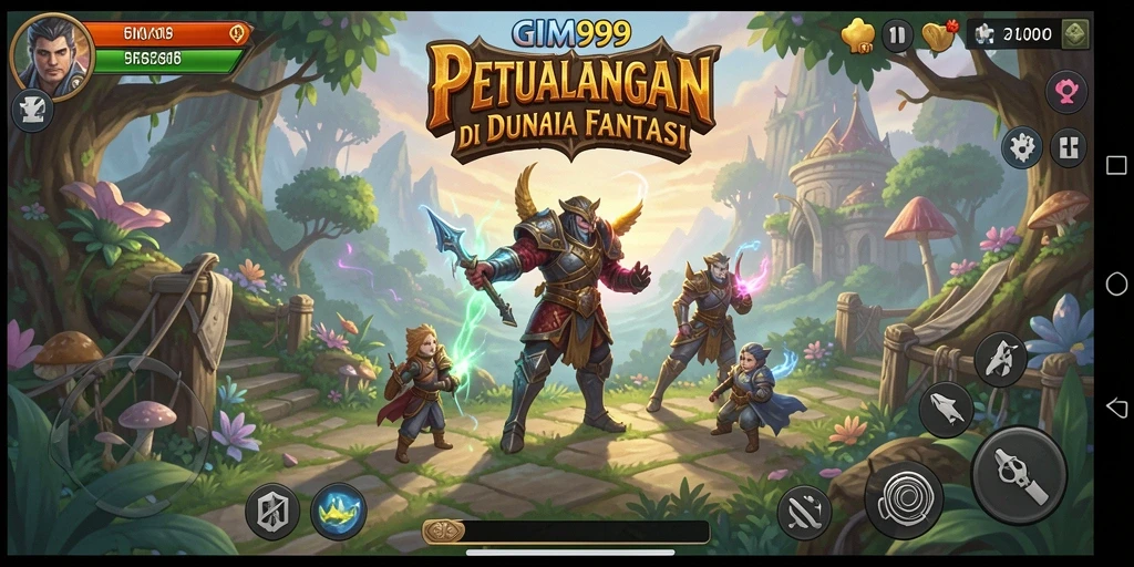Tampilan gameplay GIM999 dengan petualangan yang menakjubkan.