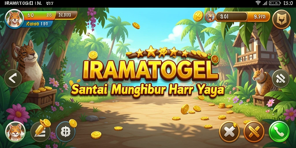 Tampilan gameplay IRAMATOGEL yang sederhana dan menarik.