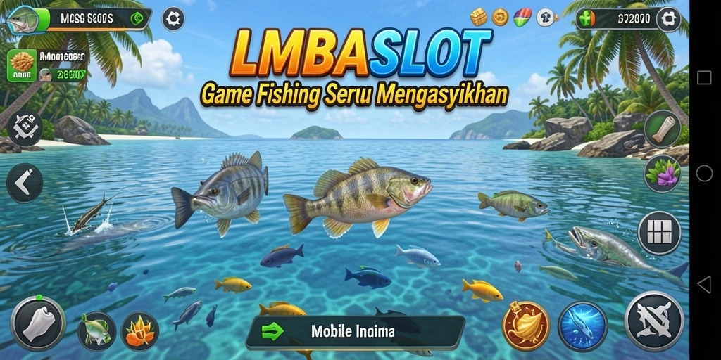 Tangkapan ikan yang mengesankan dalam gameplay LMBASLOT.
