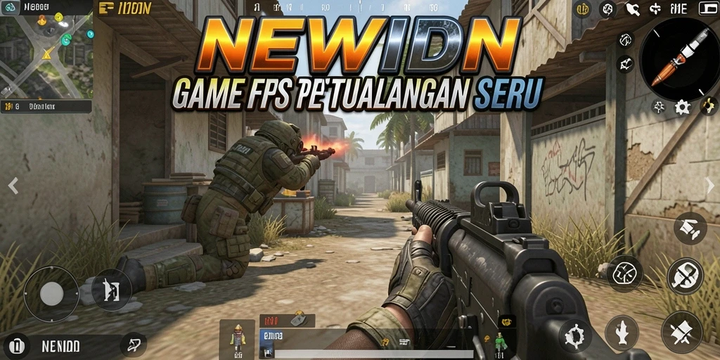 Screenshot gameplay NEWIDN menunjukkan aksi seru dan grafis yang mengagumkan.