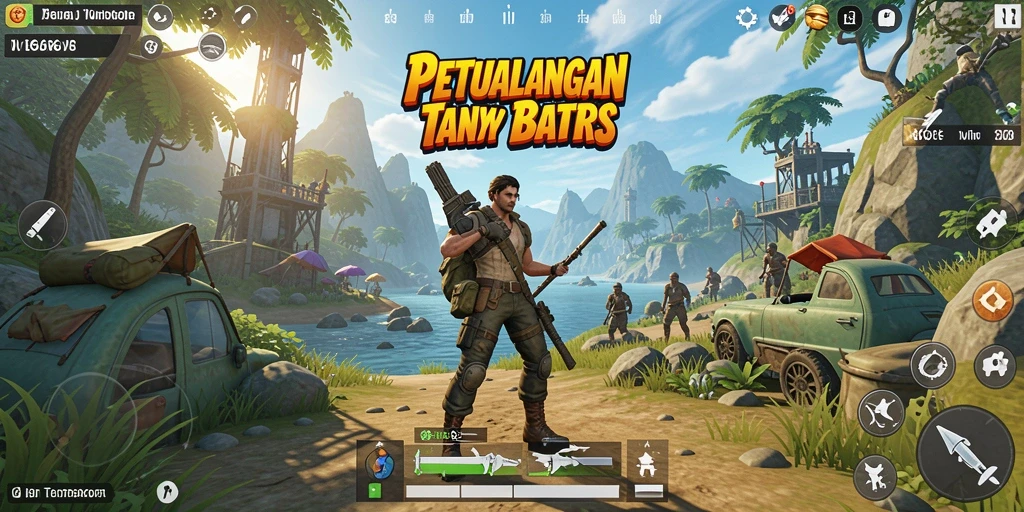 Screenshot gameplay R6R6 menampilkan dunia terbuka yang luas dan indah.