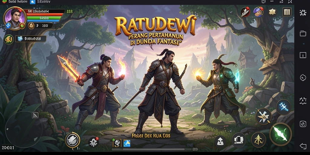 Gameplay menegangkan dalam pertahanan istana di RATUDEWI.