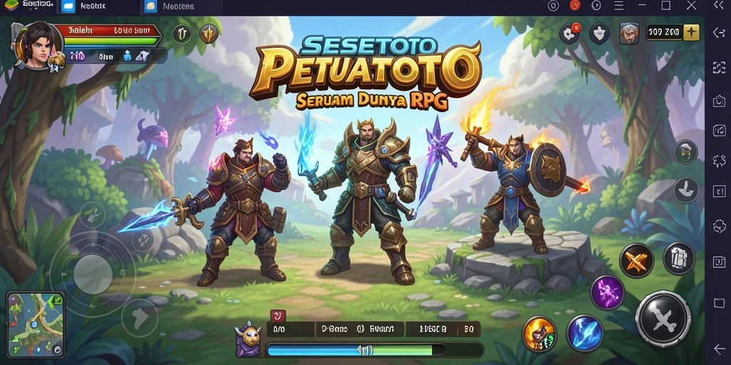 Tangkapan layar SESETOTO menampilkan aksi RPG yang mendebarkan dan visual yang memukau.