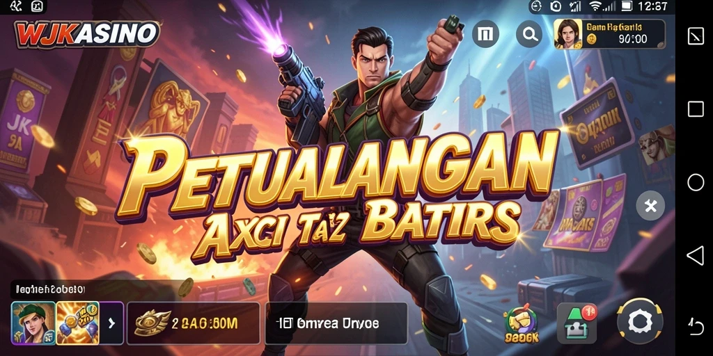 Screenshot gameplay WJKASINO dengan aksi seru dan karakter mendebarkan.